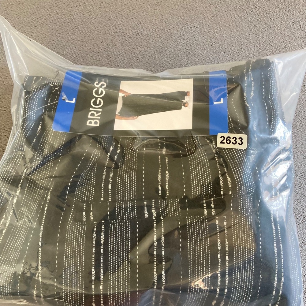 New Briggs women's linen blend pants size large - Picture 7 of 7